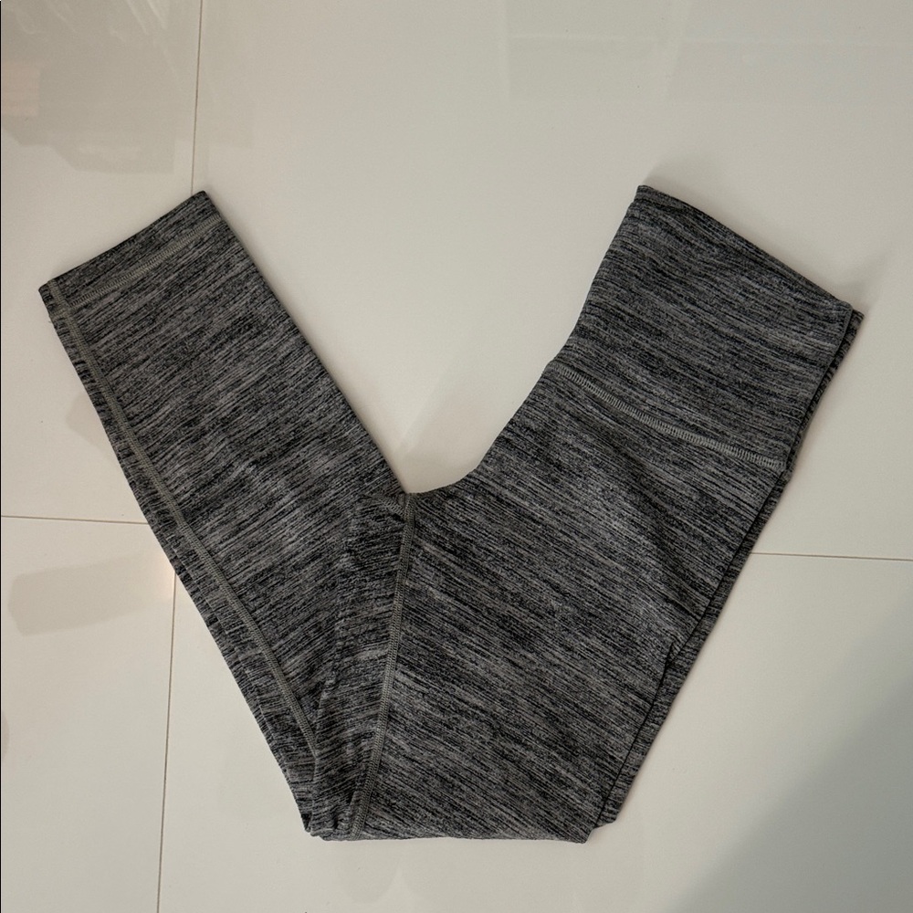 Lululemon Gray Heathered Leggings Size 6
